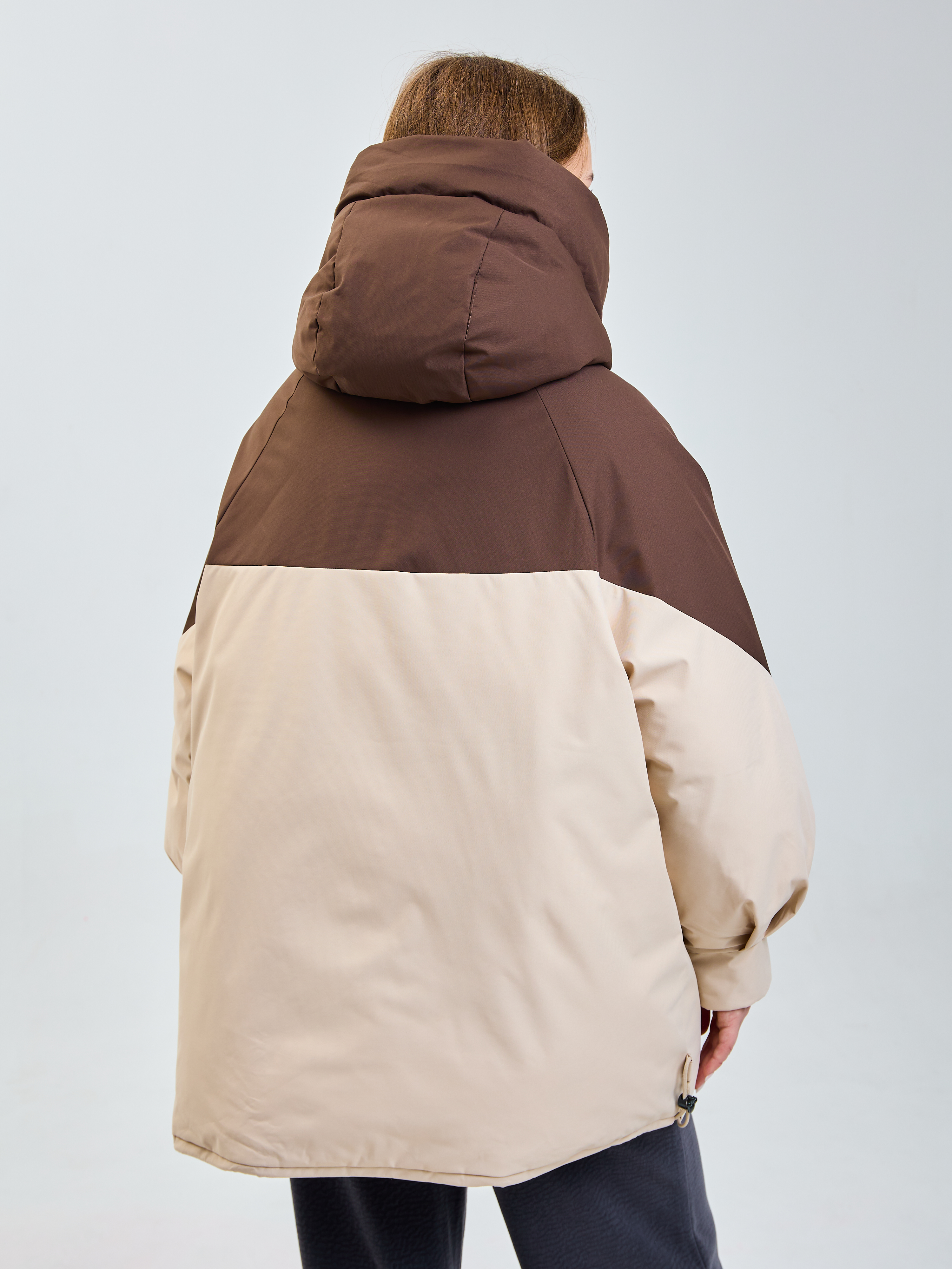 Пуховик зимний двусторонний